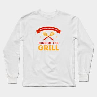 King of the grill Dad Gift Long Sleeve T-Shirt